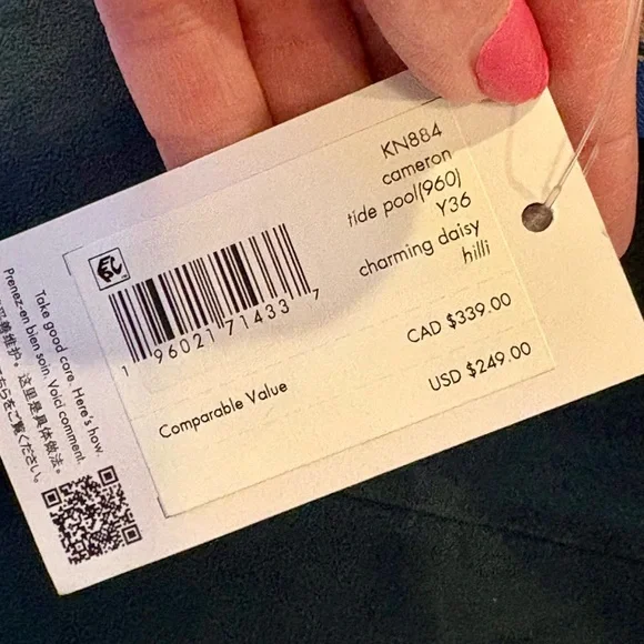 kate spade Blue Floral Daisy Crossbody Bag NWT - Picture 6 of 6